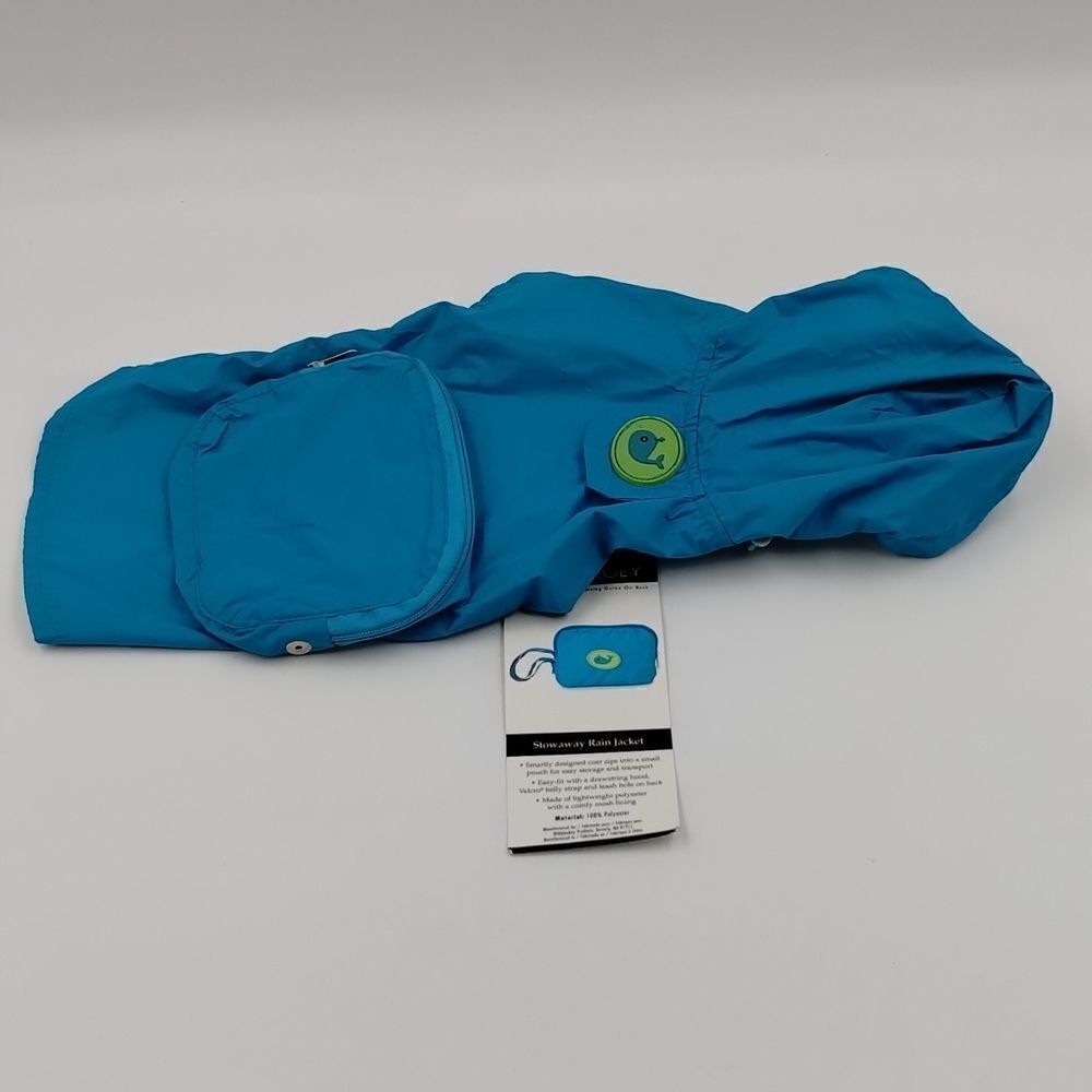 𝅺ZACK & Zoey Dog Stowaway Rain Jacket